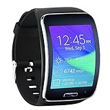 Fit-power - Cinturino di ricambio per smart watch Samsung Galaxy Gear S R750, taglia unica, con fibbia di...