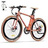 Fafrees F1 bici da corsa elettrica, city e-bike uomo, Lady E Biking 25 km/h 250 W, con batteria 36 V 8,7...