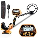 SUNPOW Metal Detector Metal Detector Professionali con Display LCD con Luce Regolabile, Funzione precisa...