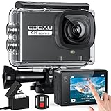 COOAU Nuova Action Cam 4K WiFi 24MP Touch Screen con Microfono Esterno fotocamera subacquea 40M con...