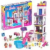 MEGA Barbie Color Reveal- Casa dei Sogni, set di costruzioni con oltre 25 sorprese, 5 mini bambole e 6...