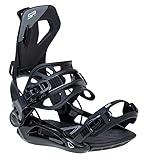 Bextreme Attacchi Snowboard SP Private White Misura Piede 42-44 EU 8-10 US Uomo e Donna Attacchi Snow...