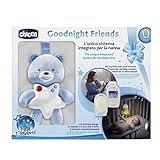 Chicco Baby Monitor e Pannello Goodnight Friends Bimbo, Azzurro