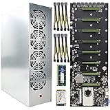 Ethereum Macchina mineraria Ethereum Scheda Madre 8 GPU Card Mining Rig Case Box Caso GPU Caso Bitcoin...