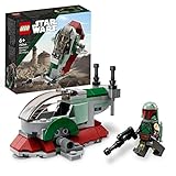 LEGO Star Wars Astronave di Boba Fett Microfighter Giocattolo, Modellino da Costruire set Mandaloriano...