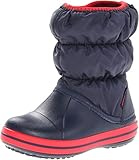 Crocs Winter Puff Boot, Stivali Unisex - Bambini e ragazzi, Blu (Navy Red), 28/29 EU