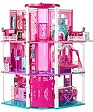 Mattel - Casa dei Sogni di Barbie Luci e Suoni con 3 bambole incluse [Nuova Versione2014]
