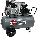 Airpress® compressore ad aria compressa, 3 CV, 2,2 kW, 10 bar, 100 litri, compressore mobile a pistone,...