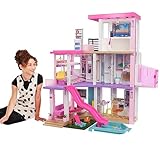 Barbie Casa dei Sogni - Playset Casa di Barbie 3 piani - Piscina - Scivolo - Ascensore - Oltre 75...