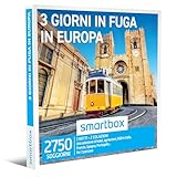 smartbox - Cofanetto Regalo per Uomo o Donna - 3 Giorni in Fuga in Europa - Idee Regalo Originale - 2...