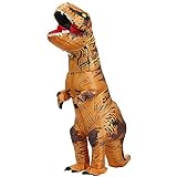 JASHKE Costume da Dinosauro Gonfiabile per Adulto Costume Gonfiabile T-Rex Costumi di Carnevale di...
