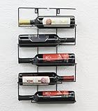 DanDiBo Scaffale Vino “Cinco” 53cm HX13615 Metallo Porta Bottiglie Supporto-Bottiglie Scaffale a...