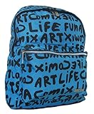 ZAINO COMIX AMERICANO Lettering cod. 302 (AZZURRO/NERO)