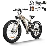 Himiway Cobra Bicicletta Elettrica Adulto 96-110km Bici Elettrica 48V 20Ah Fat Bike Elettrica 26' X 4.8'...