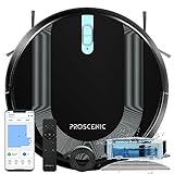 Proscenic 850T Robot Aspirapolvere Lavapavimenti, Aspirazione Potenza 3000Pa Controllo Siri & IFTTT & APP...