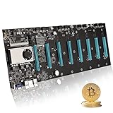 PNGOS BTC-S37 Scheda Madre da Mining,Macchina Mineraria Scheda Madre DDR3 SODIMM 8 * PCIE 16X Scheda...