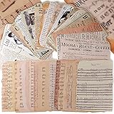 50 pz Carta Decorativa Vintage per Scrapbooking Decorazione Fai da Te Biglietti d'auguri Decorativi per...